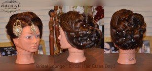 bridal hair day3 recp look